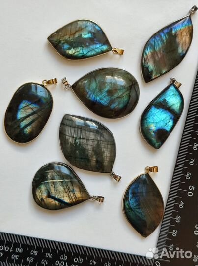 Лабрадорит коллекция кулонов эксклюзив часть 1