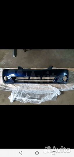 Бампер Kia Spectra в цвет синий 471