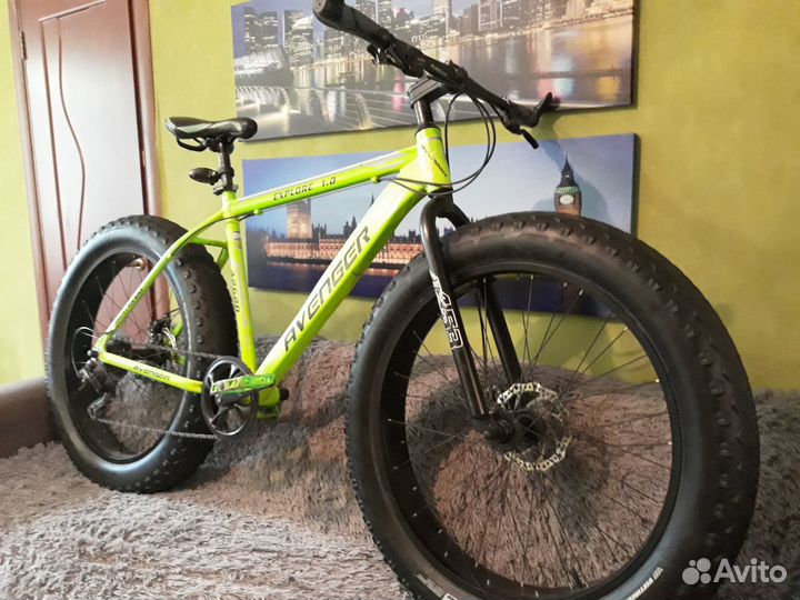 Фетбайк Avenger алюминиевый 21 рама. Shimano