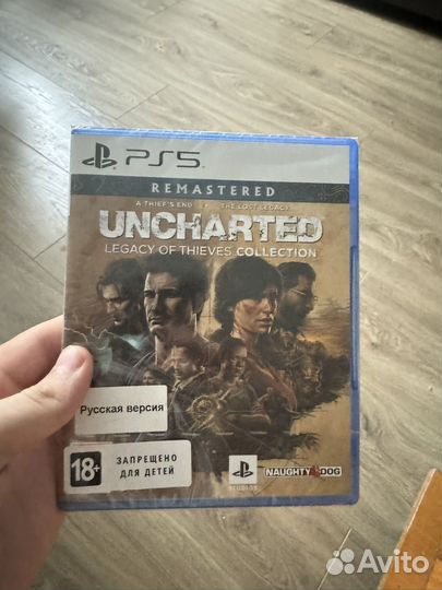 Uncharted legacy of thieves collection ps5 диск