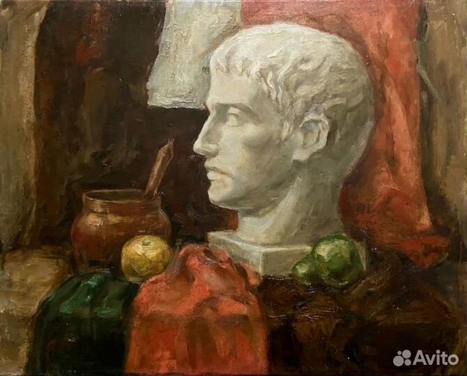 Натюрморт (с гипсовой головой )