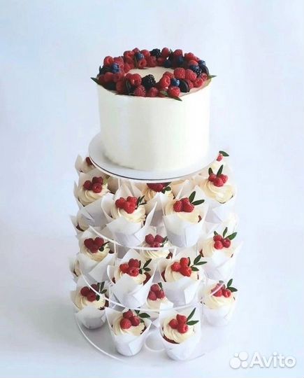 Акриловая подставка для капкейков и торта