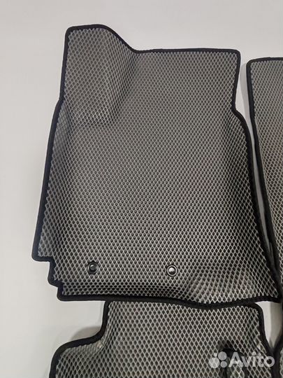 3D эва коврики c бортами hyundai solaris I + рест