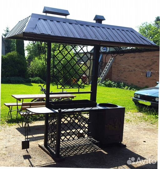 Мангал С крышей