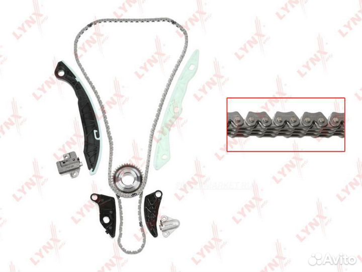 Lynxauto TK-0194 Комплект цепи грм