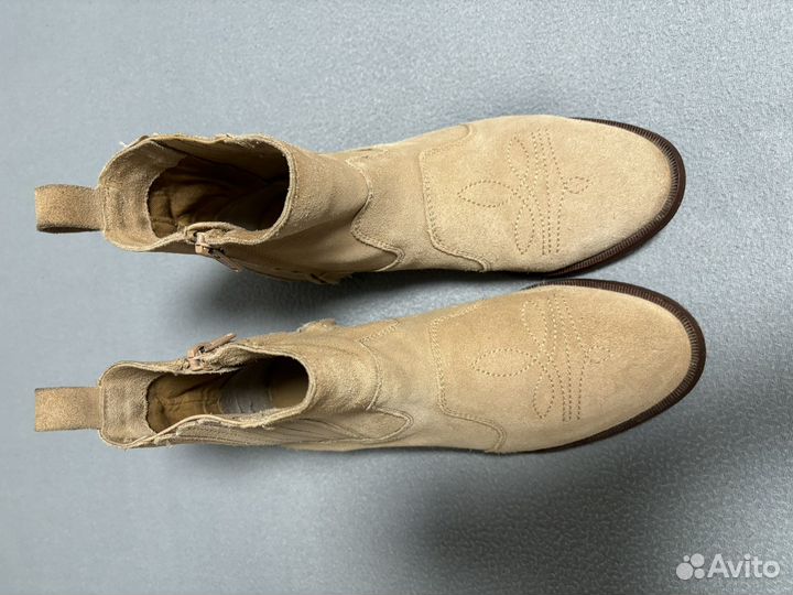 Казаки Mango Замша