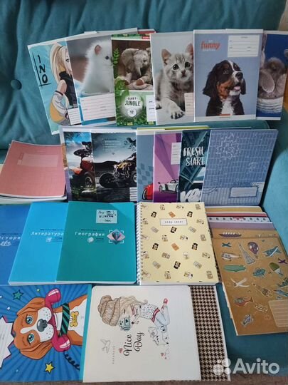 Канцелярия: тетради,ручки,карандаши и прочее