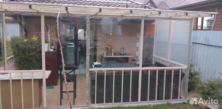 Мягкие окна для беседки