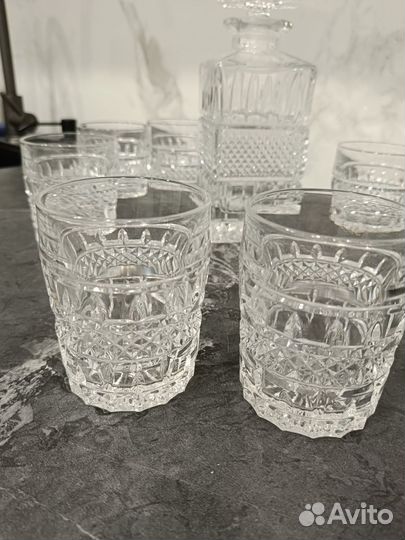 Хрустальный набор для виски