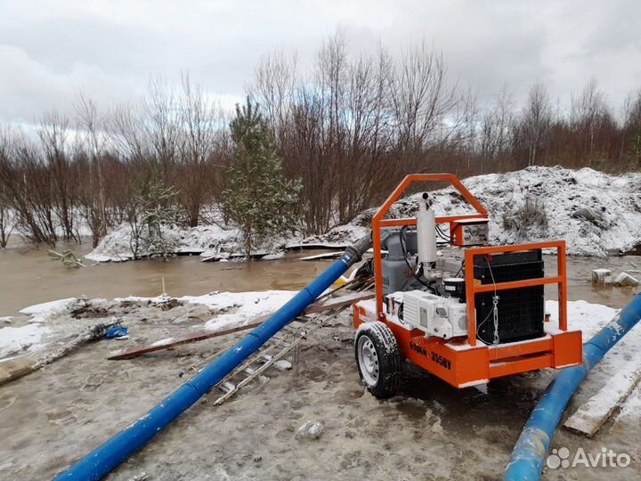 Аренда насосов и мотопомп. Осушение, водопонижение