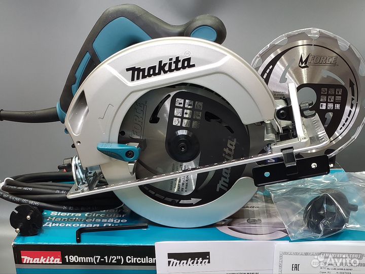 Пила дисковая Makita HS7601X1 1200W 190 мм Румыния