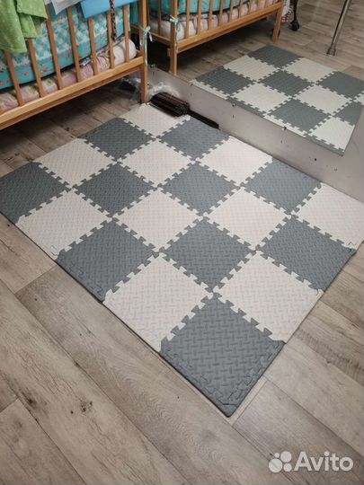 Детский коврик для ползания пазл