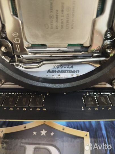 Мат плата + проц 14 ядер + 16 Гб DDR4