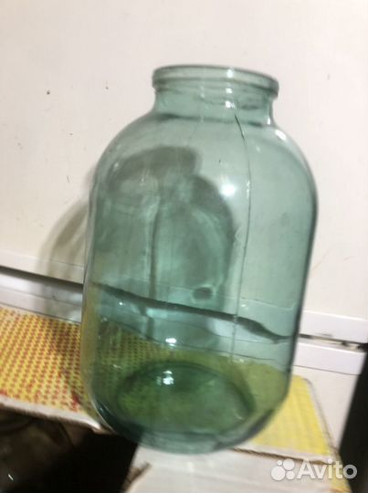 Банка 1л, банка 3 л, бутылка 3 л