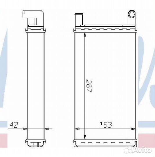 Радиатор печки mercedes