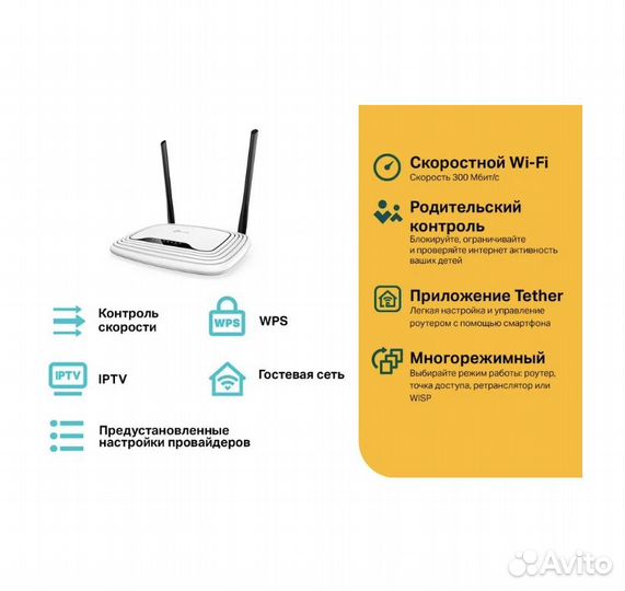 Новый Wi-Fi роутер TP-Link N300