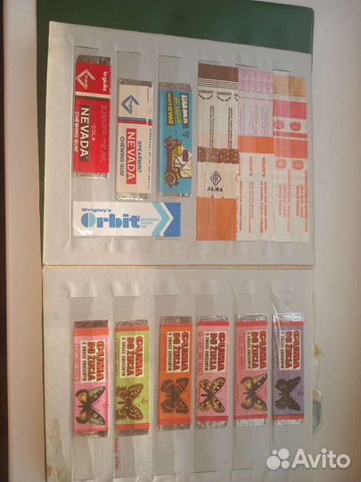 Упаковки от жевательной резинки