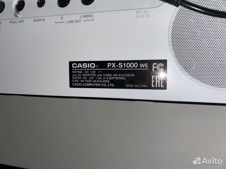 Пианино casio PX-S1000 WE