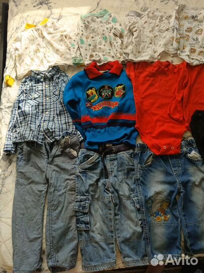 Детские вещи пакетом на мальчика 74-86