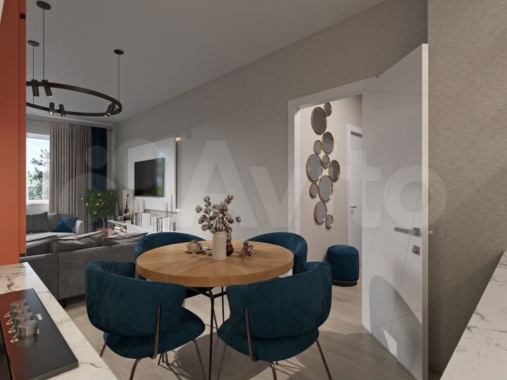 1-к. квартира, 38,9 м², 1/17 эт.