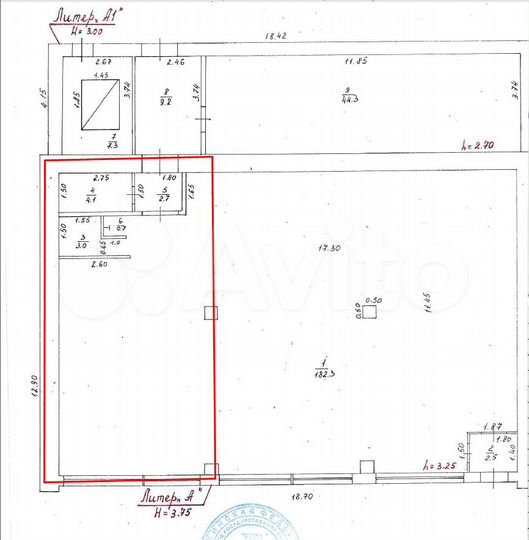 Свободного назначения, 66 м²