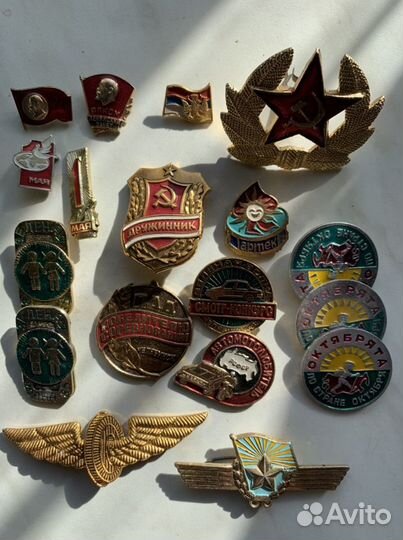 Значки СССР: детские,города гербы,Челябинск,спорт