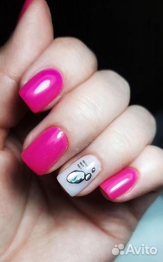 Маникюр. Гель лак. Центр.Наращивание ногтей