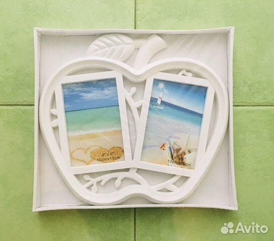 Фоторамка в виде яблока 28 см на 30 см