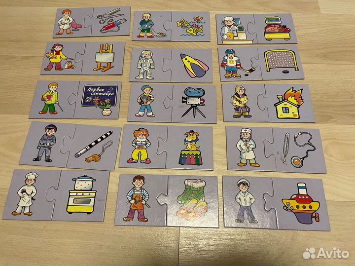 Развивающая игра Парочки Профессии ассоциации