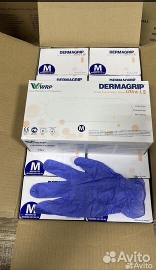 Перчатки нитриловые