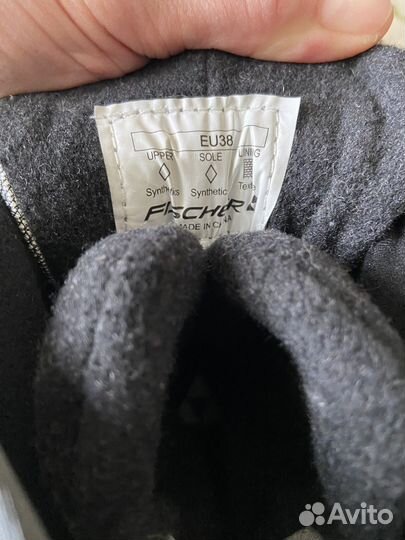 Лыжные ботинки fischer, 38 размер (евро)