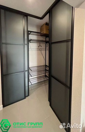 Раздвижные стеклянные перегородки