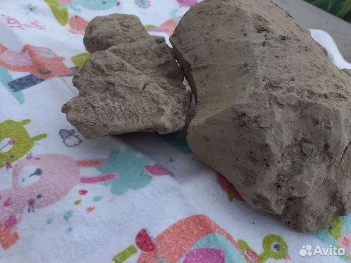 Уральская глина голубая