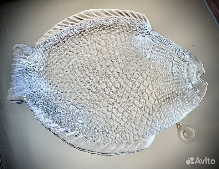 Тарелка Рыбка, стекло