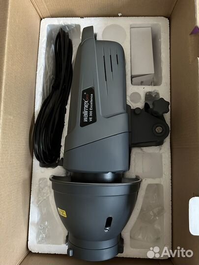 Студийная вспышка + синхронизатор Walimex Pro VE