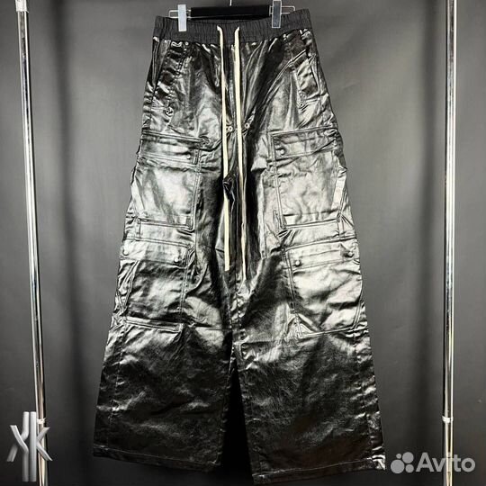Штаны Rick Owens Bella Cargo waxed