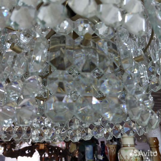 Люстра хрустальная, бра