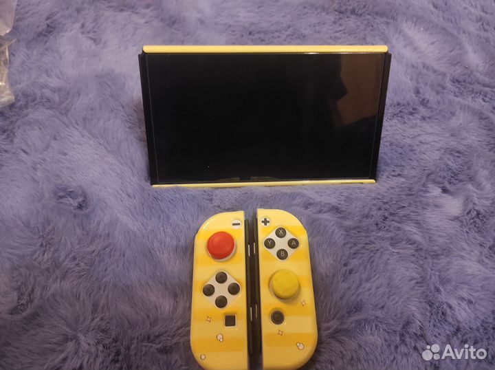 Nintendo switch oled полный комплект + чехол