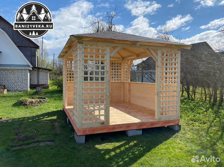 Беседка открытая 3х5