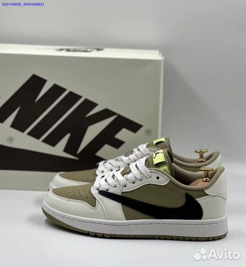 Мужские Nike Air Jordan 1 Low X Travis Scott (Арт