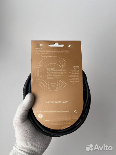 Микрофонный кабель Cordial CTM 3 FM-BK