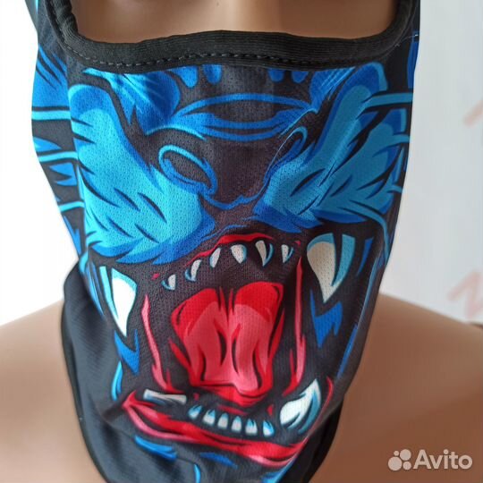 Маска балаклава тканевая Тигр 12121 подшлемник