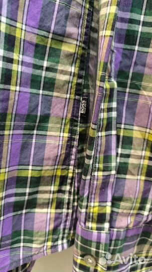 Hugo boss, Slim, M, 48, оригинал рубашка