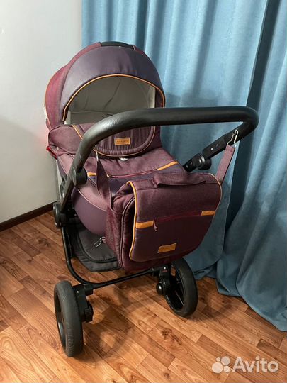 Коляска adamex 3 в 1 бу