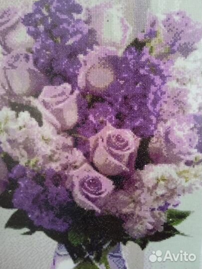 Картина вышитая крестом ручная работа