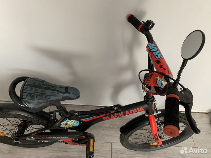 Велосипед детский black aqua