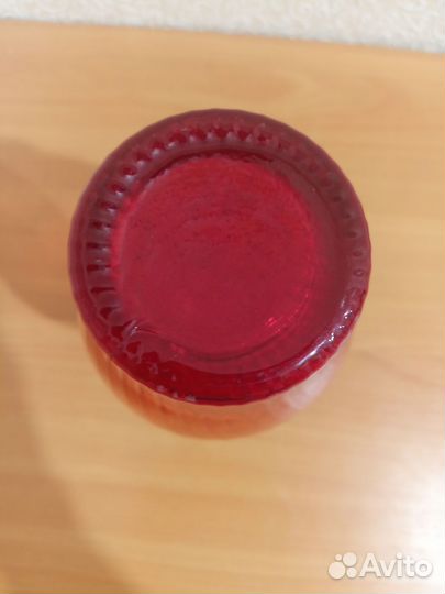 Ваза для цветов СССР цветное стекло