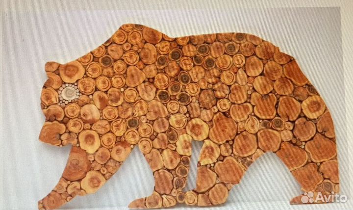 Панно из можжевельника для Бани Сауны