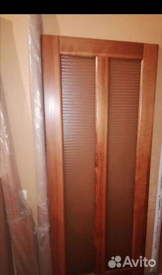 Дверь межкомнатная со стеклом новая (200*80)