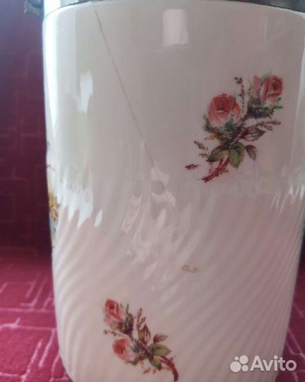 Старинная банка для кофе XIX век